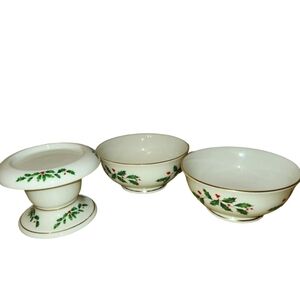 LENOX (3) Holiday Decorations